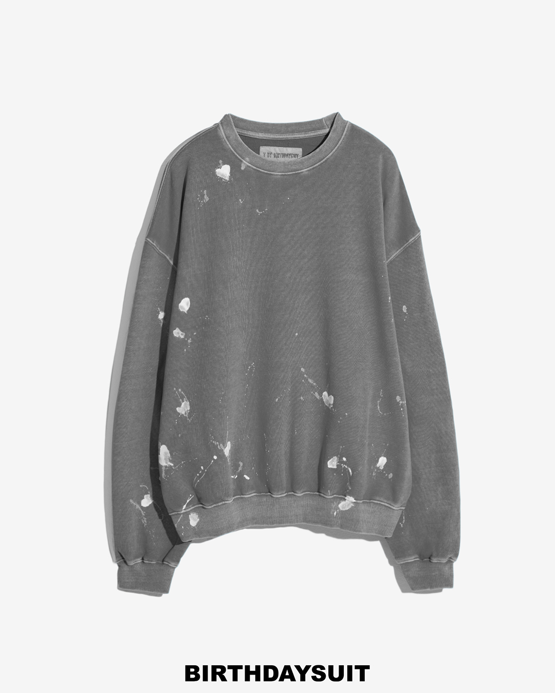POP COLOR SWEAT_PAINTED (CHARCOAL)
