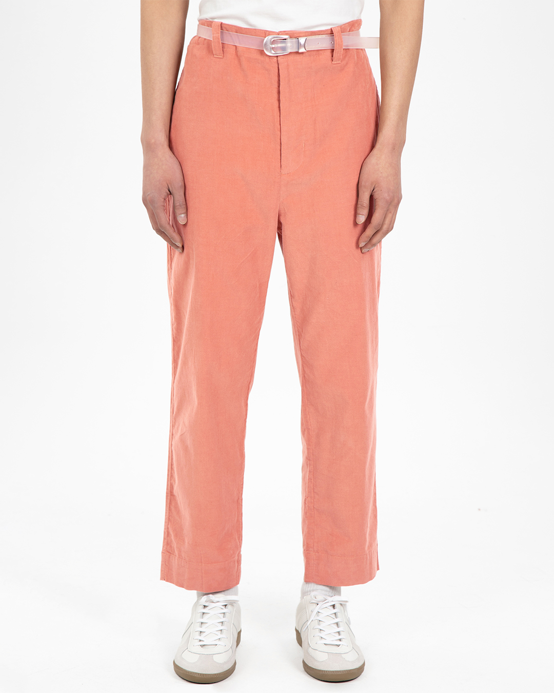 SUMMER CORDUROY FRENCH WORK PANTS (PINK)