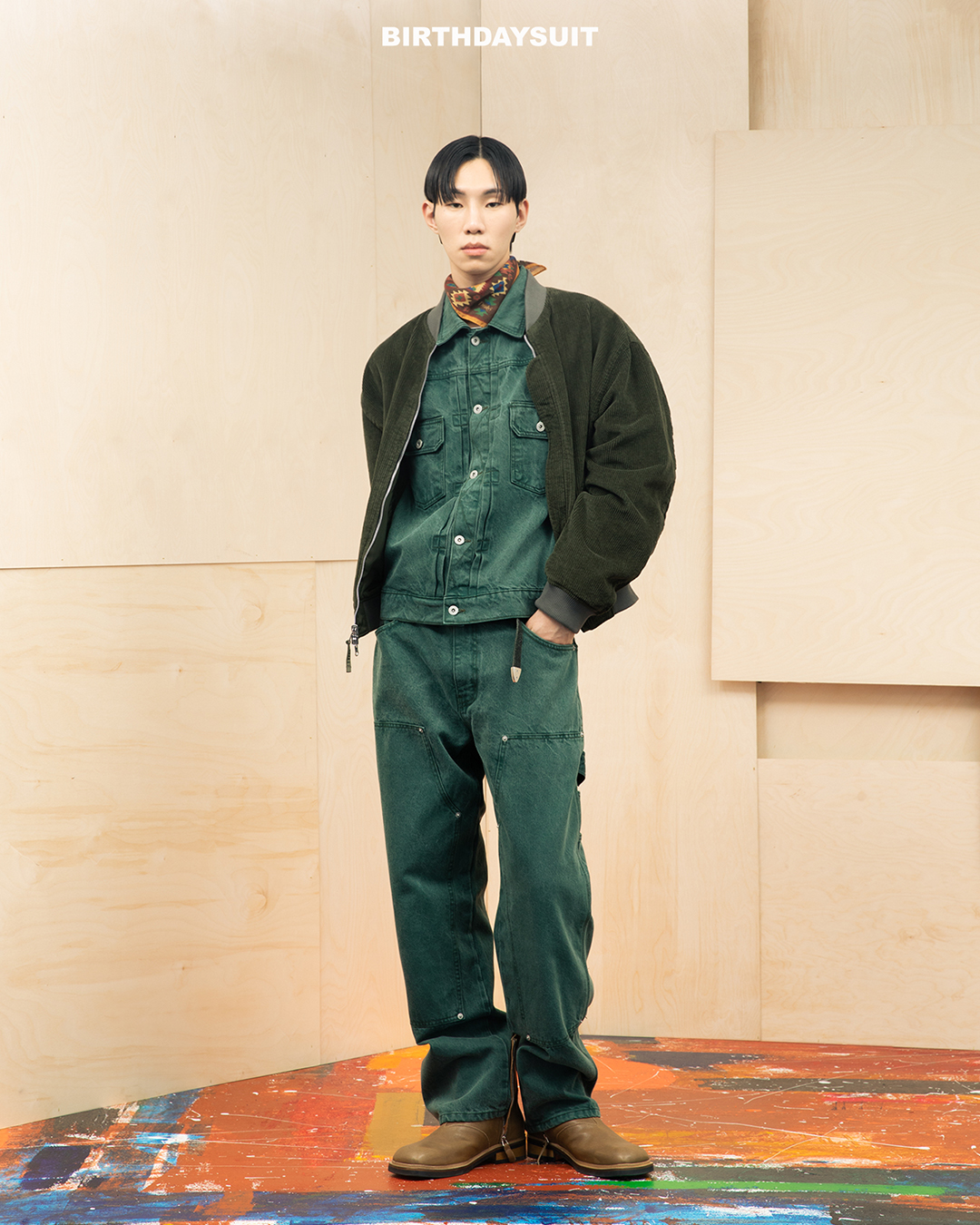 REVERSIBLE MA-1 (OLIVE)