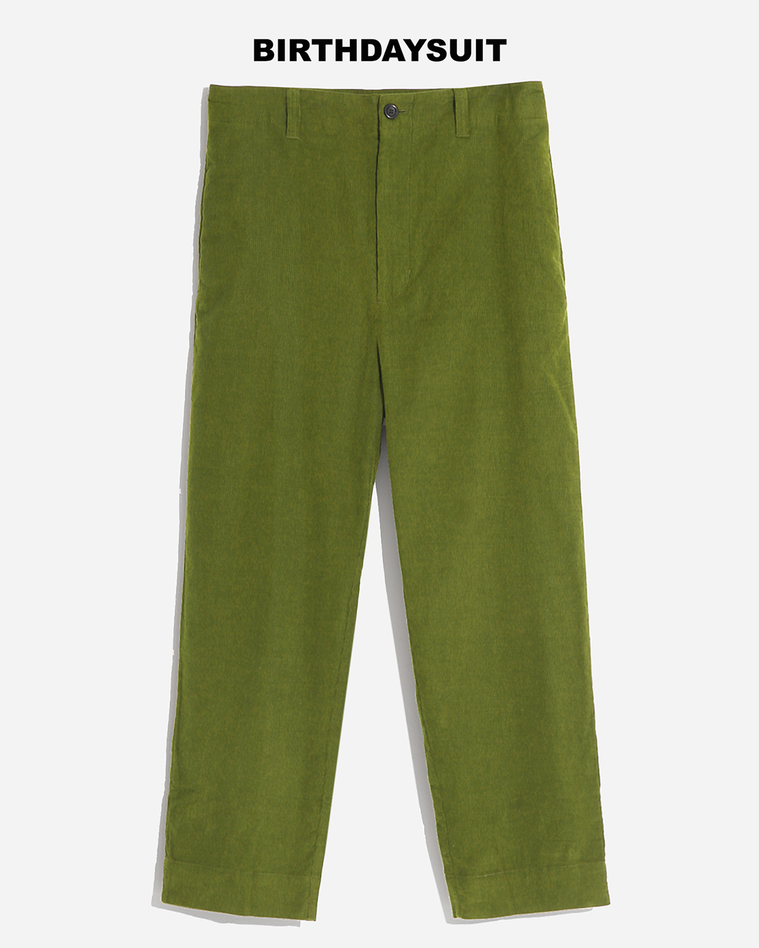 SUMMER CORDUROY FRENCH WORK PANTS (GREEN)
